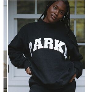 Parke Black Crew Neck Sweatshirt